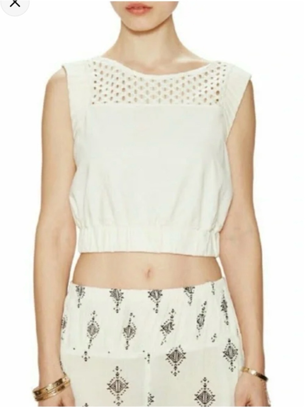 Free People Calla Cupcake Crop Top